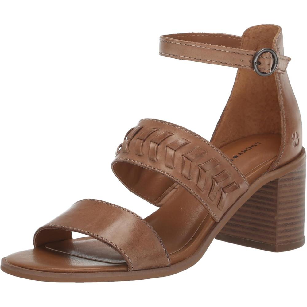 imageLucky Brand Womens Serenay Strappy High Heel Sandal HeeledDusty Sand