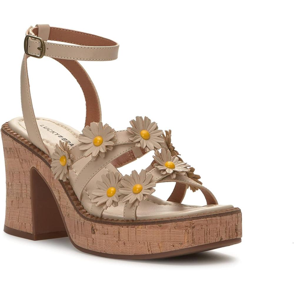 imageLucky Brand womens Taiza Platform SandalHeeled SandalStucco