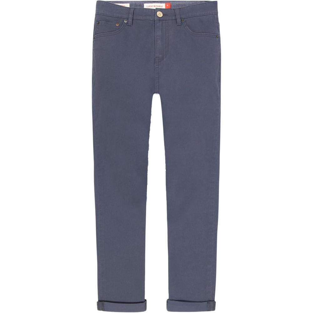 imageSkinny Fit Stretch Twill Pants 5Pocket Style Zipper Fly ampamp Button ClosureInky Navy