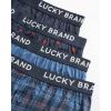 Lucky Brand Boxers for Men – 4 Pack Knitted Mens Underwear with Functional Fly – Classic Mens Boxers (S-XXL)(Indigo/Mood)