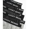 Lucky Brand Boxers for Men – 8 Pack Knitted Mens Underwear with Functional Fly – Classic Mens Boxers (S-XXL)(Black/Heather Grey/Jet)