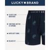 Lucky Brand Boxers for Men – 8 Pack Knitted Mens Underwear with Functional Fly – Classic Mens Boxers (S-XXL)(Mood Indigo/Mood Indigo Print)