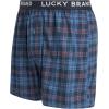 Lucky Brand Boxers for Men – 8 Pack Knitted Mens Underwear with Functional Fly – Classic Mens Boxers (S-XXL)(Mood Indigo/Mood Indigo Print)