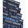 Lucky Brand Boxers for Men – 8 Pack Knitted Mens Underwear with Functional Fly – Classic Mens Boxers (S-XXL)(Mood Indigo/Mood Indigo Print)