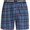 Lucky Brand Boxers for Men – 8 Pack Knitted Mens Underwear with Functional Fly – Classic Mens Boxers (S-XXL)(Mood Indigo/Mood Indigo Print)