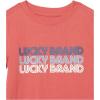 Lucky Brand Boys 2 Pieces Short Set(Mineral Red/Heather)