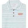 Lucky Brand Boys 2 Pieces Short Set(Teal/Cloud Dancer/British Khaki)
