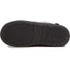 Lucky Brand Boy’s Faux Wool A-line House Shoes for Kids, Memory Foam Slippers(Black/White)