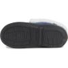 Lucky Brand Boy’s Faux Wool A-line House Shoes for Kids, Memory Foam Slippers(Blue/White)