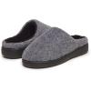 Lucky Brand Boy’s Faux Wool Clog Slippers with Memory Foam(Grey)