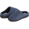 Lucky Brand Boy’s Faux Wool Clog Slippers with Memory Foam(Navy)