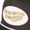 Lucky Brand Classic Cotton Adjustable | Dad Hat | Baseball Cap | Fishing | Low Profile | 5 Panel Design(Dungarees – Olive)