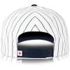 Lucky Brand Classic Cotton Adjustable | Dad Hat | Baseball Cap | Fishing | Low Profile | 5 Panel Design(Embroidered Lb Logo – Pin Stripe)