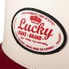 Lucky Brand Classic Cotton Adjustable | Dad Hat | Baseball Cap | Fishing | Low Profile | 5 Panel Design(Jeans Patch – Natural)