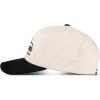 Lucky Brand Classic Cotton Adjustable | Dad Hat | Baseball Cap | Fishing | Low Profile | 5 Panel Design(Two Tone Embroidered – Stone/Black)
