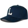 Lucky Brand Classic Cotton Adjustable | Dad Hat | Baseball Cap | Fishing | Low Profile | 5 Panel Design(Vintage Embroidered – Navy)