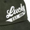 Lucky Brand Classic Cotton Hat | Adjustable | Dad Hat | Baseball Cap | Golf | Fishing | Low Profile | 5 Panel Design(1990 Embroidered – Olive)