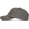 Lucky Brand Classic Cotton Hat | Adjustable | Dad Hat | Baseball Cap | Golf | Fishing | Low Profile | 5 Panel Design(Clover – Charcoal Grey)