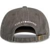 Lucky Brand Classic Cotton Hat | Adjustable | Dad Hat | Baseball Cap | Golf | Fishing | Low Profile | 5 Panel Design(Clover – Charcoal Grey)
