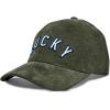 Lucky Brand Classic Cotton Hat | Adjustable | Dad Hat | Baseball Cap | Golf | Fishing | Low Profile | 5 Panel Design(Corduroy – Caper)