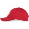 Lucky Brand Classic Cotton Hat | Adjustable | Dad Hat | Baseball Cap | Golf | Fishing | Low Profile | 5 Panel Design(Embroidered Patch – Red)