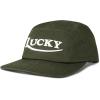 Lucky Brand Classic Cotton Hat | Adjustable | Dad Hat | Baseball Cap | Golf | Fishing | Low Profile | 5 Panel Design(Five Panel – Olive)
