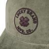 Lucky Brand Classic Cotton Hat | Adjustable | Dad Hat | Baseball Cap | Golf | Fishing | Low Profile | 5 Panel Design(Mfg Co Embroidered – Moss)