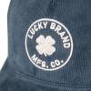 Lucky Brand Classic Cotton Hat | Adjustable | Dad Hat | Baseball Cap | Golf | Fishing | Low Profile | 5 Panel Design(Mfg Co Embroidered – Ocean)