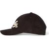 Lucky Brand Classic Cotton Hat | Adjustable | Dad Hat | Baseball Cap | Golf | Fishing | Low Profile | 5 Panel Design(Script Corduroy – Black)
