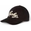 Lucky Brand Classic Cotton Hat | Adjustable | Dad Hat | Baseball Cap | Golf | Fishing | Low Profile | 5 Panel Design(Script Corduroy – Black)