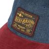 Lucky Brand Classic Cotton Hat | Adjustable | Dad Hat | Baseball Cap | Golf | Fishing | Low Profile | 5 Panel Design(Vintage Denim – Red)