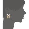 Lucky Brand Cubic Zicornia, Imitation Pearls Stud Earrings