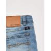 Lucky Brand Girls Cuffed Jean Shorts, Stretch Denim with 5 Pockets, Mid to High Rise Waist(Riley Christie)