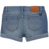 Lucky Brand Girls Cuffed Jean Shorts, Stretch Denim with 5 Pockets, Mid to High Rise Waist(Ronnie Ada)
