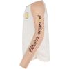 Lucky Brand Girls’ Long Sleeve Graphic T-Shirt, Tagless Cotton Tee with Fun Designs(Cameo Rose Positivity)