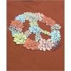 Lucky Brand Girls’ Long Sleeve Graphic T-Shirt, Tagless Cotton Tee with Fun Designs(Cappuccino Cactus)