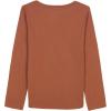 Lucky Brand Girls’ Long Sleeve Graphic T-Shirt, Tagless Cotton Tee with Fun Designs(Cappuccino Cactus)