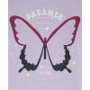 Lucky Brand Girls’ Long Sleeve Graphic T-Shirt, Tagless Cotton Tee with Fun Designs(Pastel Lilac Dreamer)