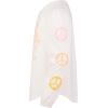 Lucky Brand Girls’ Long Sleeve Graphic T-Shirt, Tagless Cotton Tee with Fun Designs(Whisper Peace)