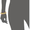 Lucky Brand Gold Plated Single Open Cuff Bangle