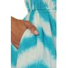 Lucky Brand Ibiza Tie Dye Dress, Casual, Beach Cover Ups for Women(Ocean)