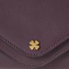 Lucky Brand Love Leather Crossbody Wallet(Blackberry)