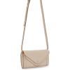 Lucky Brand Love Leather Crossbody Wallet(Smoke Grey)