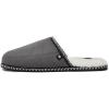Lucky Brand Memory Foam Rubber Sole Scuff Bedroom Slipper – Soft Comfy Men’s Slippers – Indoor/Outdoor Mens House Slippers(Grey)