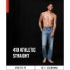 Lucky Brand Men’s 410 Athletic Fit Jean(Black Rinse)