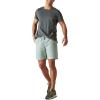 Lucky Brand Men’s 7″ Pull Up Linen Short(Chino Green)