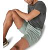 Lucky Brand Men’s 7″ Pull Up Linen Short(Chino Green)