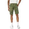 Lucky Brand Men’s 9″ Laguna Linen Flat Front Short(Camo Multi)