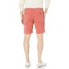 Lucky Brand Men’s 9″ Stretch Twill Flat Front Short(Mineral Red)
