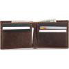 Lucky Brand Men’s Bifold Wallet | ID Window | Card Slots | Genuine Leather | Organization | Durable | Stylish(DBL Stitched Leather – Brown)